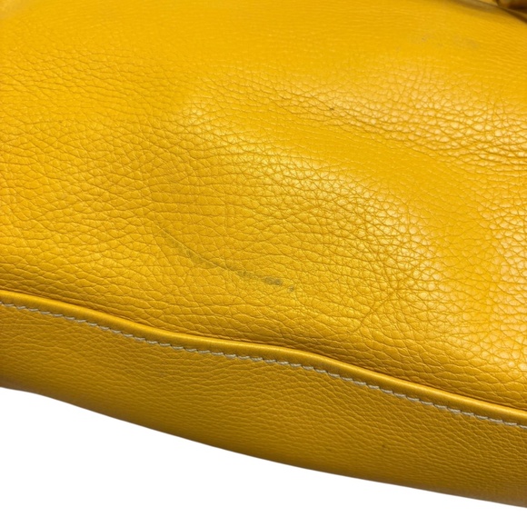 Prada yellow leather should bag authentic - Picture 10 of 16